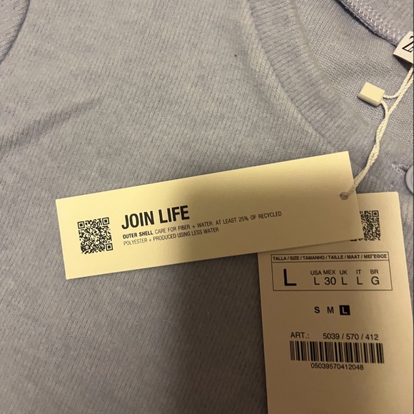 Zara blue long sleeve round neck soft cardigan NWT - Picture 7 of 10